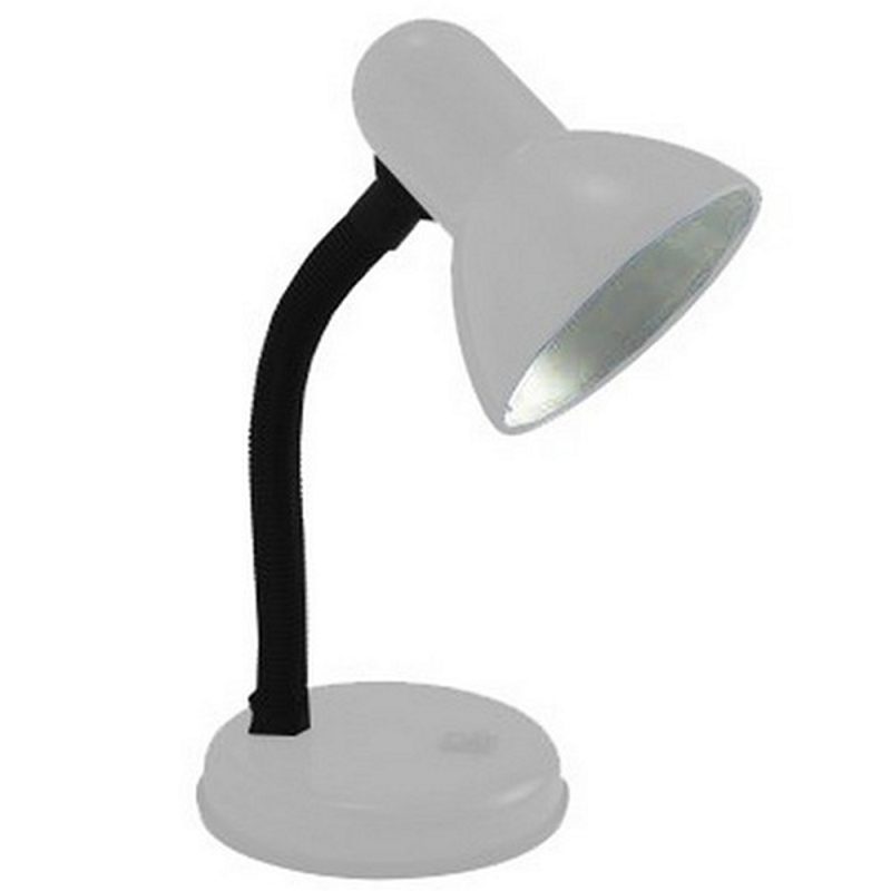 ABAJUR CADS MESA 006 E27 (BRANCO/PRETO)