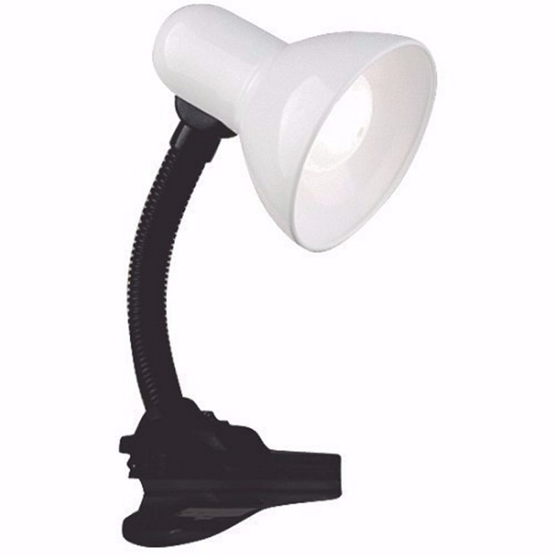 ABAJUR CADS C/GARRA 005 E27 (BRANCO/PRETO)