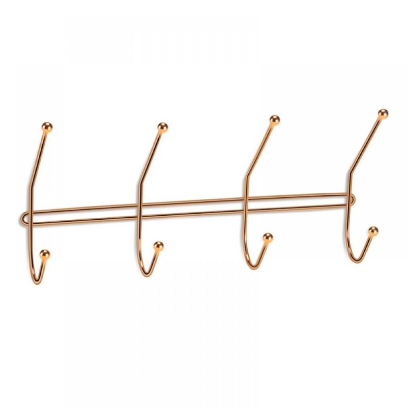 ARTHI 3216 SUPORTE ECLIPSE DOURADO 4 GANCHOS DUPLOS