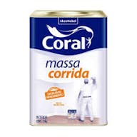 MASSA CORRIDA CORAL 25KG - LATA 16LTS